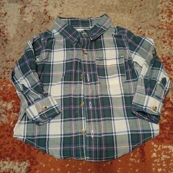 Baby boys size 12-18 months button down shirt lot - Picture 9 of 11